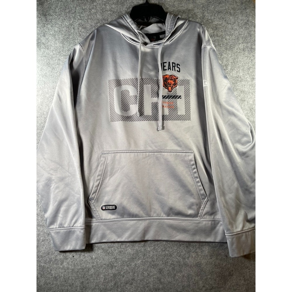 Men's Grey Chicago Bears Nike NFL performance hoodie Size L